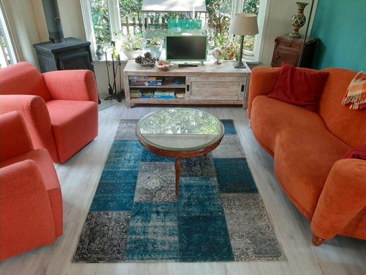 Boshuis Turquoise / Smaakvol Genieten Op De Veluwe 헨덜루 외부 사진