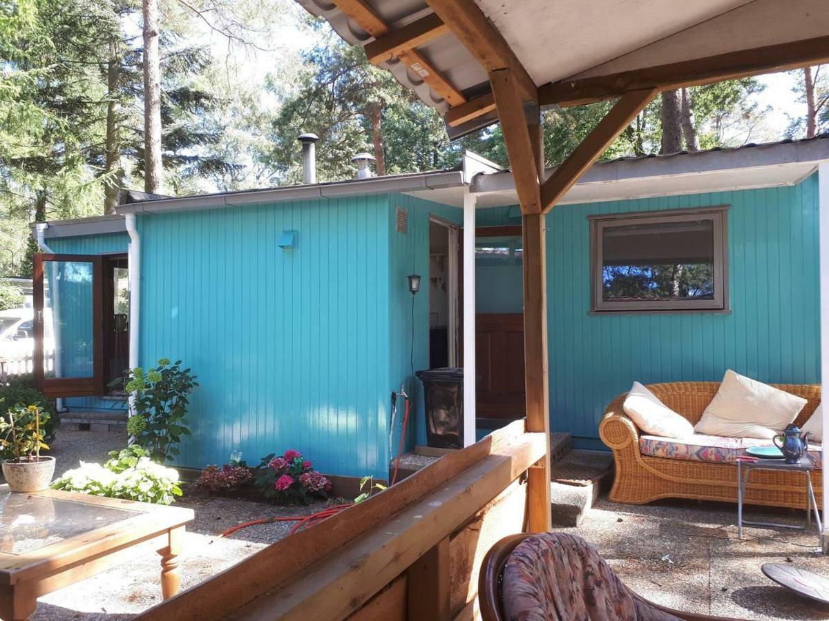 Boshuis Turquoise / Smaakvol Genieten Op De Veluwe 헨덜루 외부 사진
