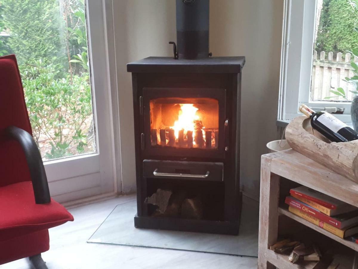Boshuis Turquoise / Smaakvol Genieten Op De Veluwe 헨덜루 외부 사진
