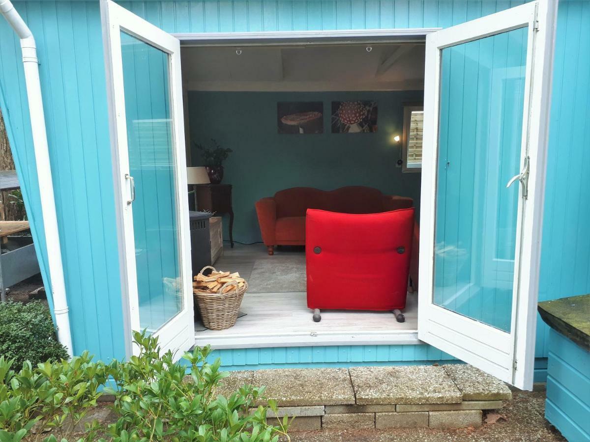 Boshuis Turquoise / Smaakvol Genieten Op De Veluwe 헨덜루 외부 사진