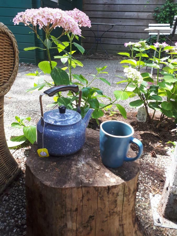 Boshuis Turquoise / Smaakvol Genieten Op De Veluwe 헨덜루 외부 사진