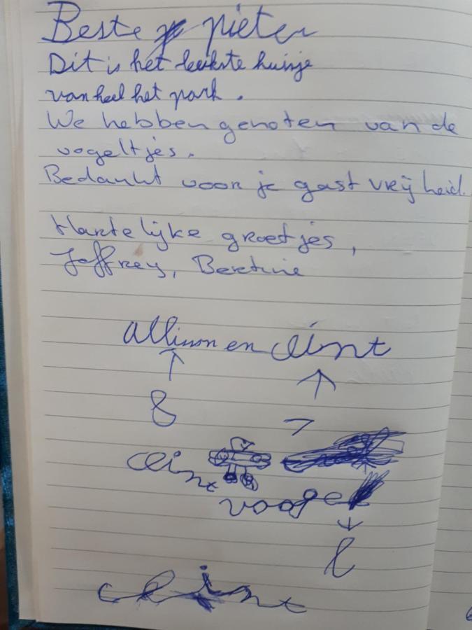 Boshuis Turquoise / Smaakvol Genieten Op De Veluwe 헨덜루 외부 사진