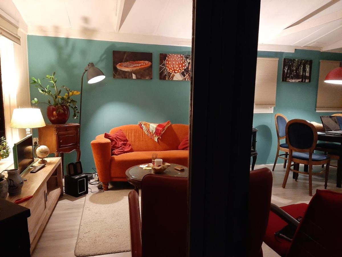 Boshuis Turquoise / Smaakvol Genieten Op De Veluwe 헨덜루 외부 사진